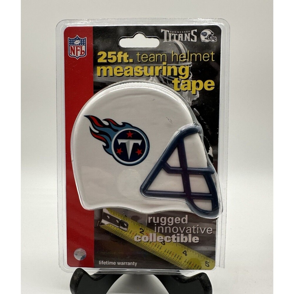 2003 Tennessee Titans 25ft Team Helmet Measuring Tape NFL DuraPRO NEW Vintage